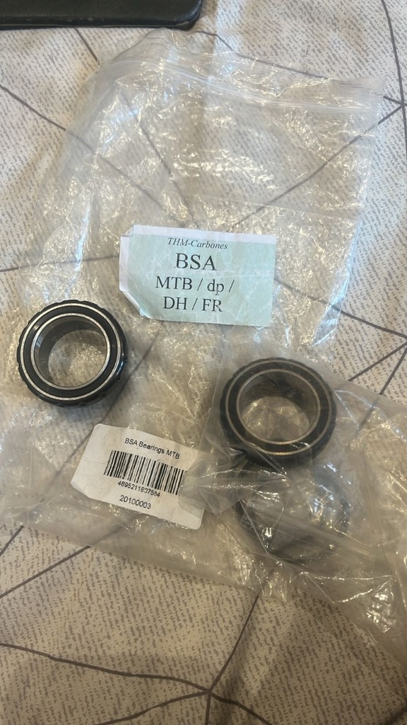 [20100003] Carbones BB Bsa Bearings Mtb