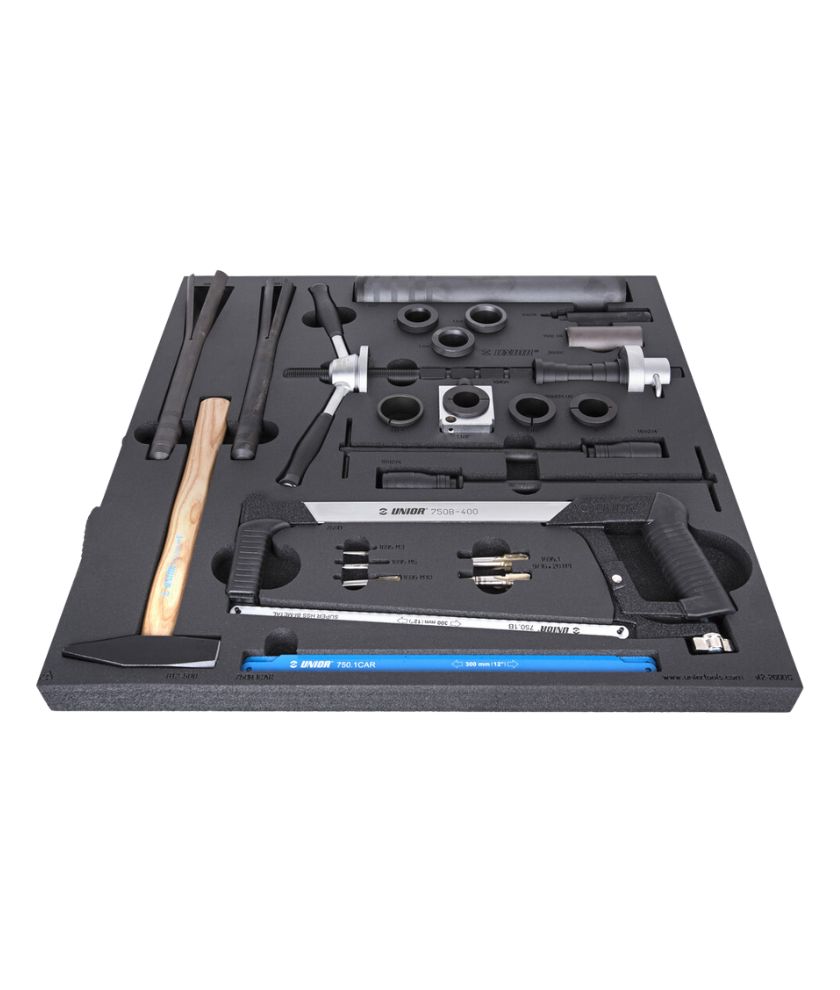 [628648] UNIOR SET2-2600C SET OF TOOLS IN TRAY 2 FOR 2600C - FRAME AND FORK TOOLS