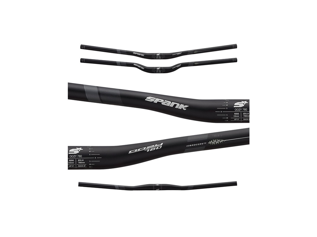 [E03L78A15028SPK] Oozy 780 Vibrocore Trail Handlebar Rise 15