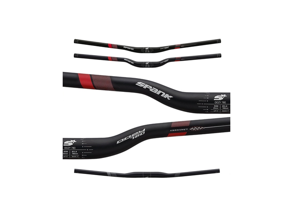 [E03L78A15024SPK] Oozy 780 Vibrocore Trail Handlebar Rise 15