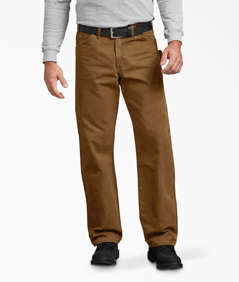  Relaxed Fit Sanded Duck Carpenter Pants