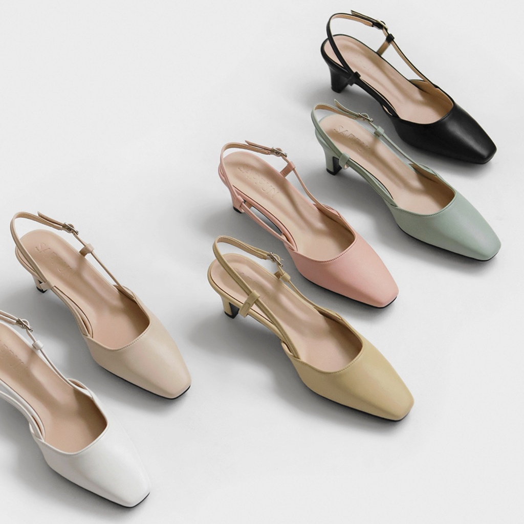 Irove Square Slingback (5cm)
