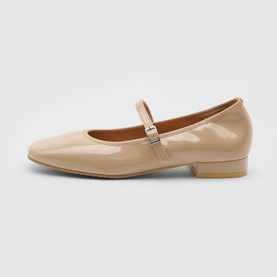Charlotte Enamel Flats (2cm)