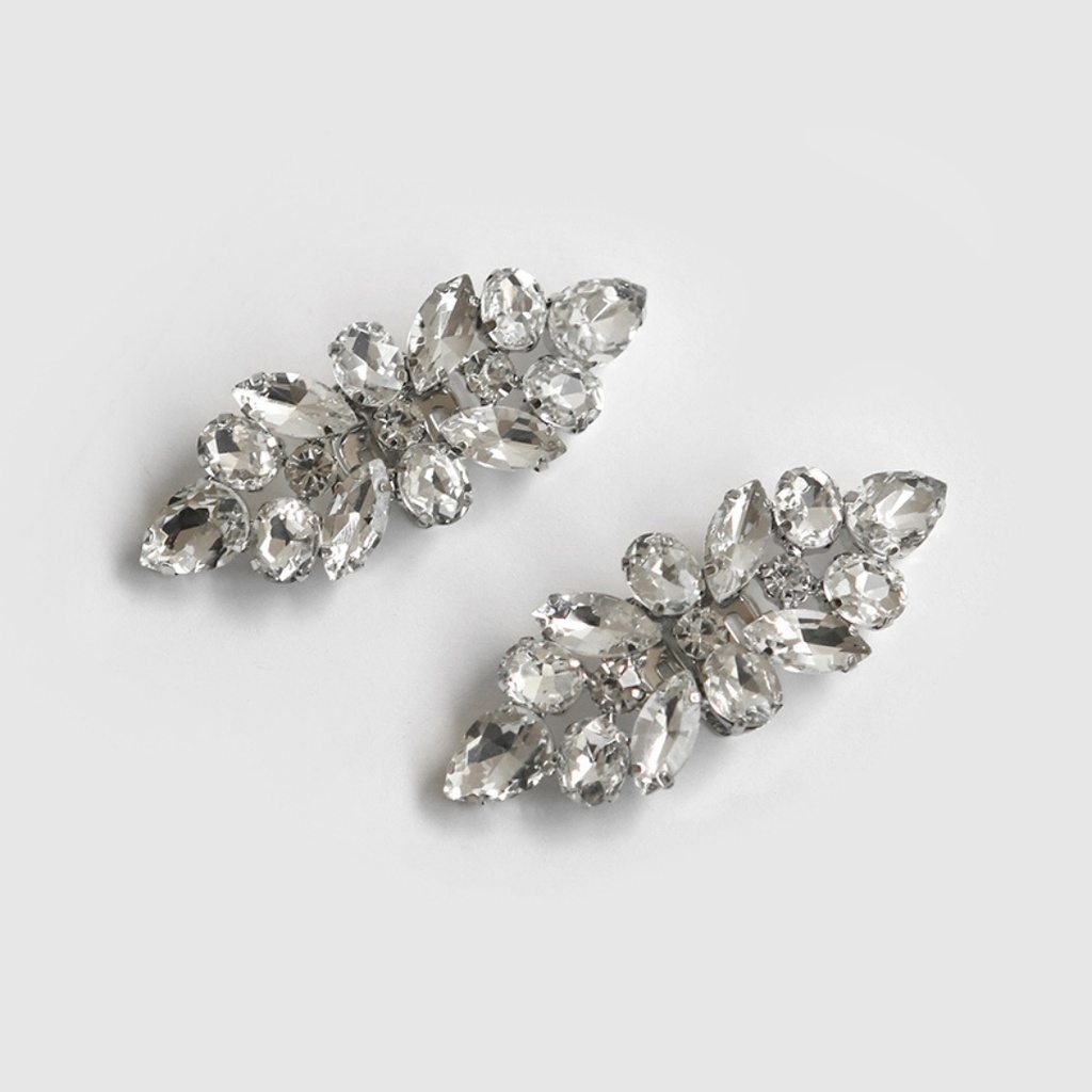 [285425] Leaf Cubic Shoes Brooch