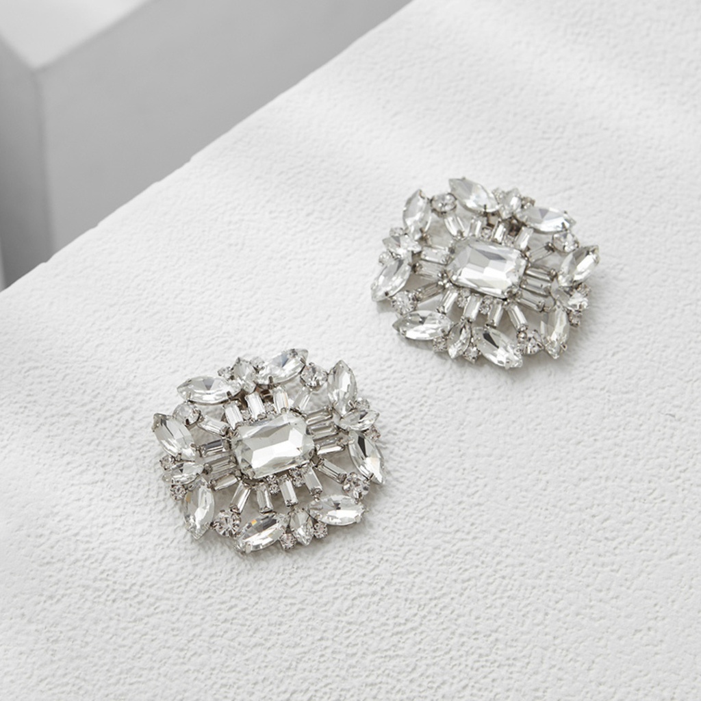 [258864] Wide Cubic Shoes Brooch