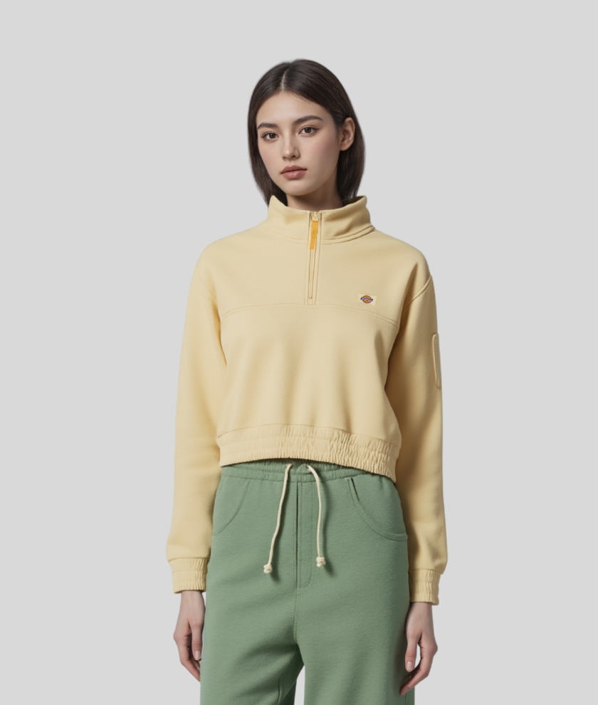 Poly Scube 1/2 Zip Sweatshirt Women 