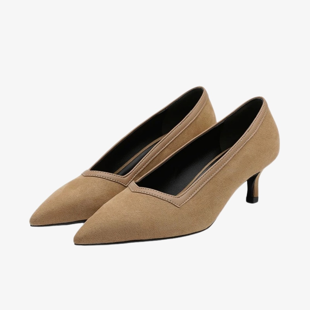 Leona Suede Pumps (5cm)