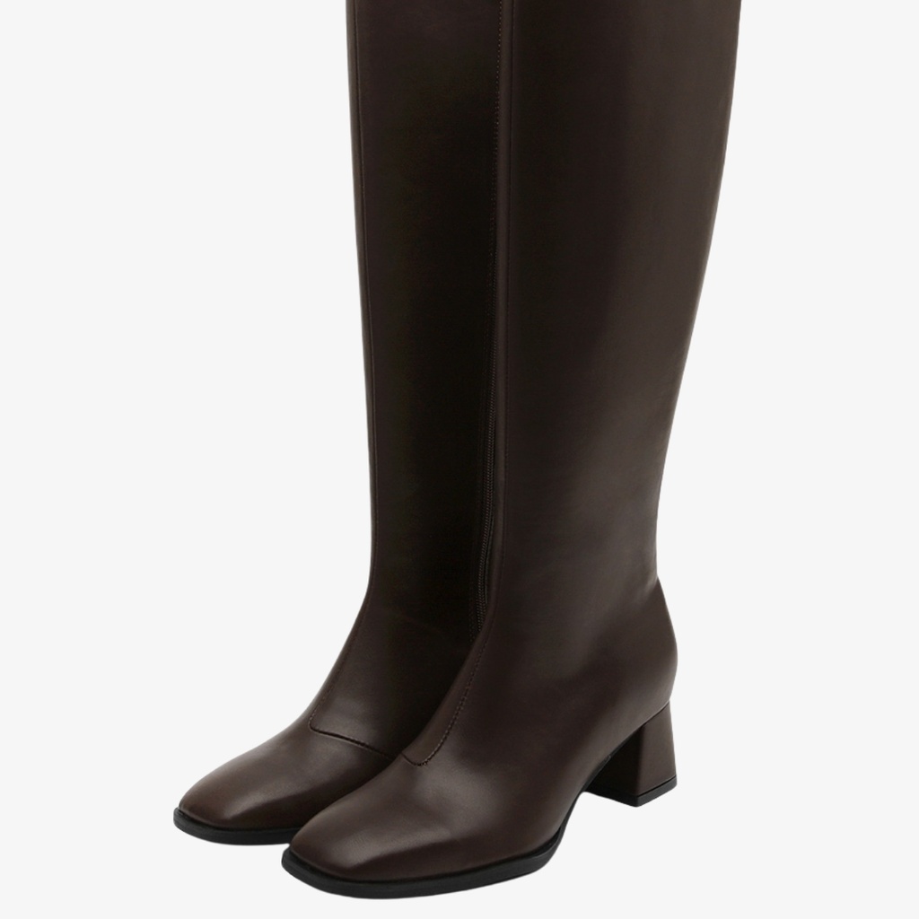 Nevae Square Long Boots (5cm)