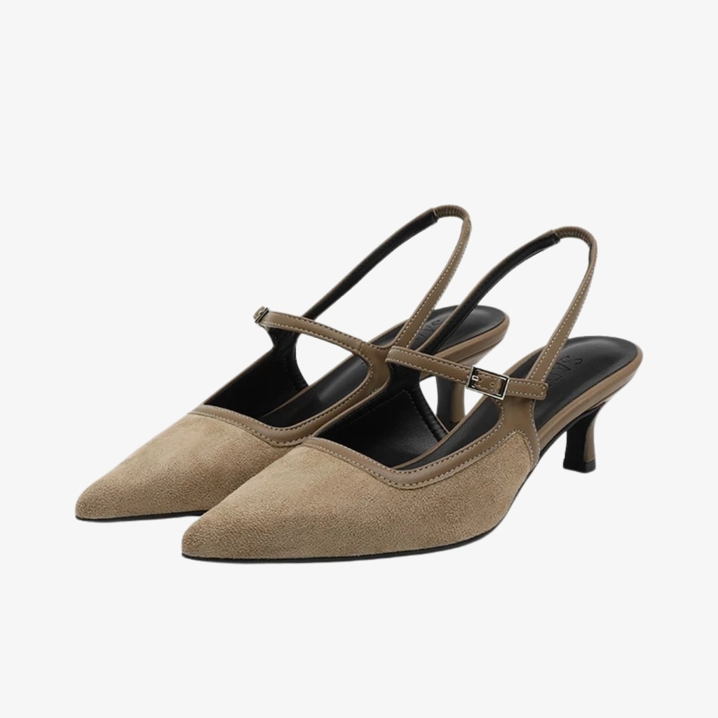 Kieri Suede Slingback Heels (5cm)