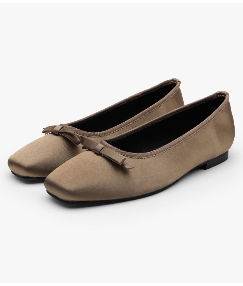 Jabella Satin Ribbon Flats (1cm)