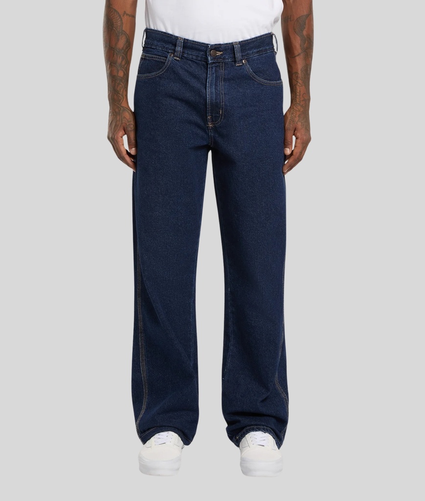 Denim Relaxed Straight Work Jeans
