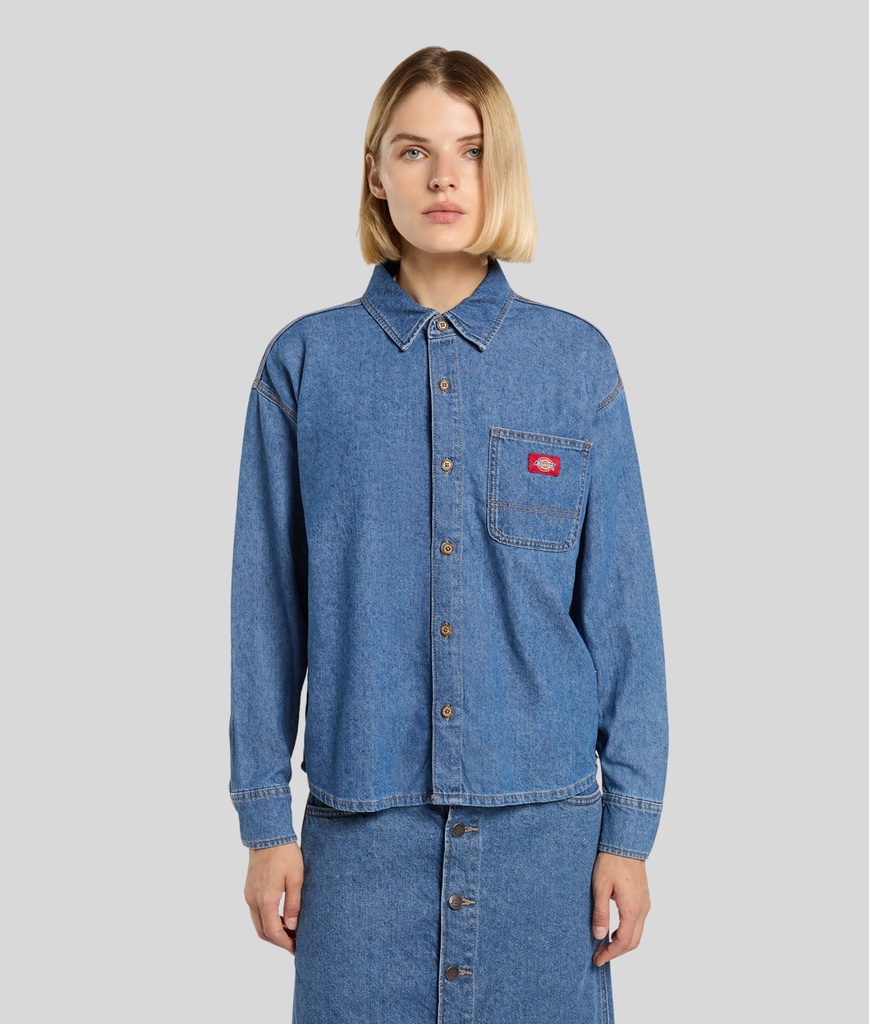 Lightweight Denim Shirt LS Women